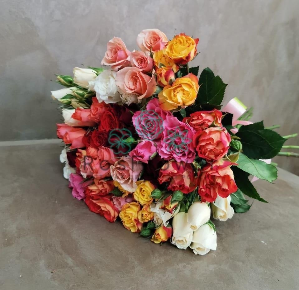 Букет цветов из: Розы в Большевике Ставропольского края