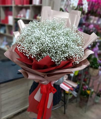 Букет цветов из: Гипсофила в Большевике Ставропольского края