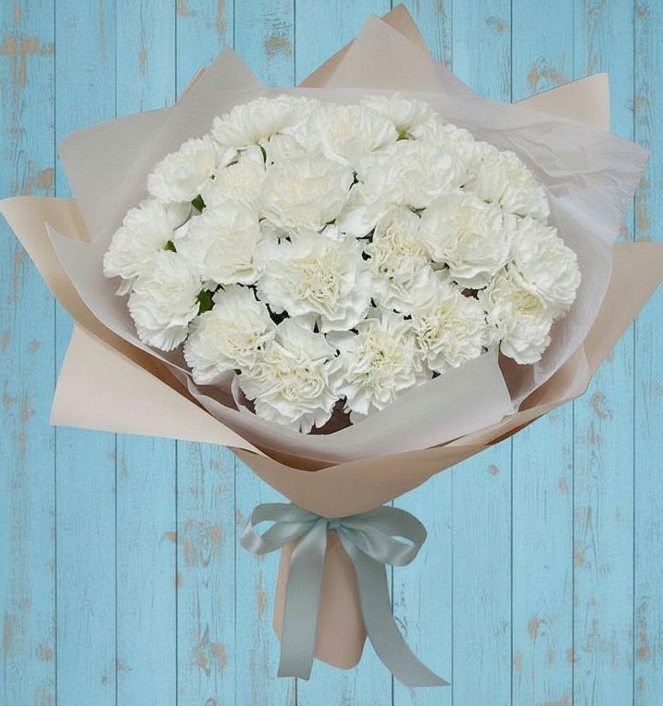 Букет цветов из: Гвоздики в Большевике Ставропольского края