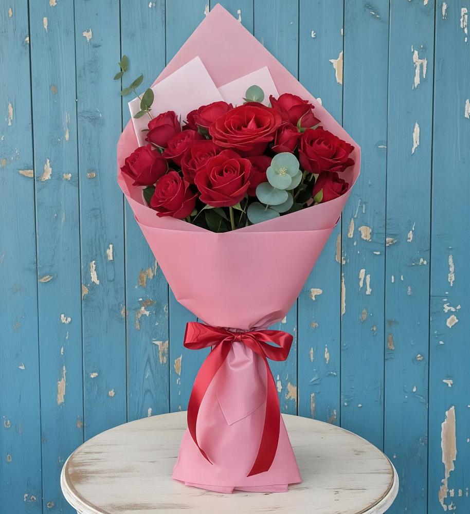 Букет цветов из: Розы в Большевике Ставропольского края