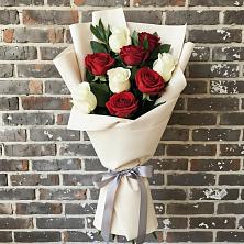 Букет цветов из:  Розы в Большевике Ставропольского края