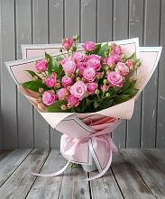 Букет Розовый кустик в Большевике Ставропольского края