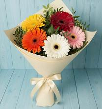 Букет цветов из:  Герберы в Большевике Ставропольского края