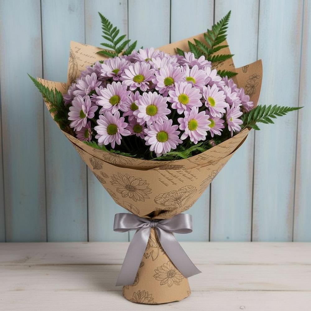 Букет цветов из: Хризантемы в Большевике Ставропольского края