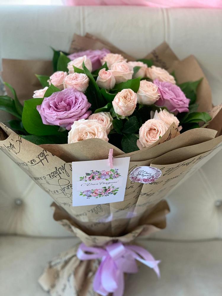 Букет цветов из: Розы в Большевике Ставропольского края