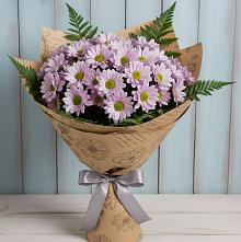 Букет цветов из:  Хризантемы #REPLACE_PRED# Большевике Ставропольского края