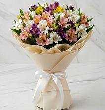 Букет цветов из:  Альстромерии в Большевике Ставропольского края
