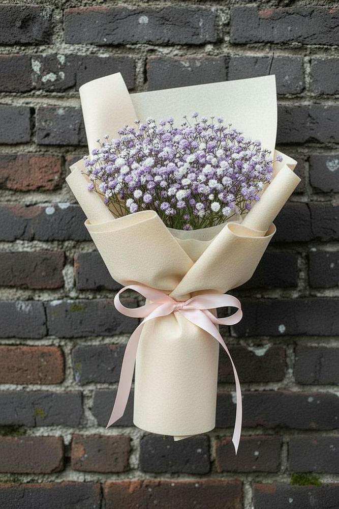 Букет цветов из: Гипсофила в Большевике Ставропольского края