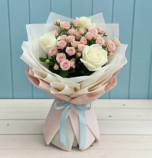 Букет цветов из:  Розы в Большевике Ставропольского края
