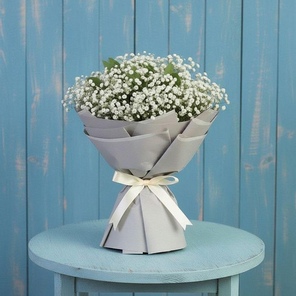 Букет цветов из: Гипсофила в Большевике Ставропольского края