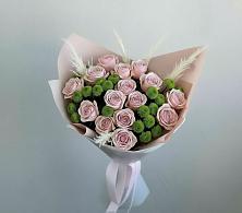 Букет цветов из:  Розы и Хризантемы в Большевике Ставропольского края