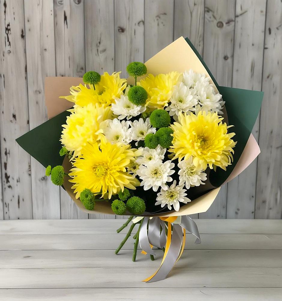 Букет цветов из: Хризантемы в Большевике Ставропольского края