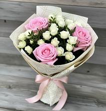 Букет цветов из:  Розы в Большевике Ставропольского края