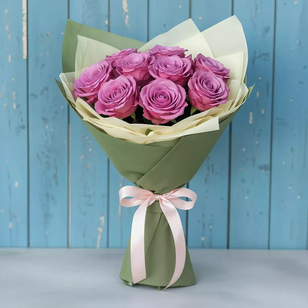 Букет Розы Фёрст Леди в Большевике Ставропольского края