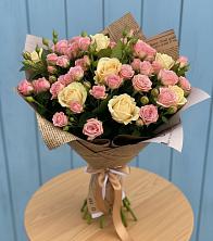 Букет цветов из:  Розы в Большевике Ставропольского края
