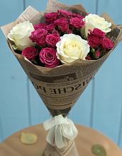 Букет цветов из:  Розы #REPLACE_PRED# Большевике Ставропольского края