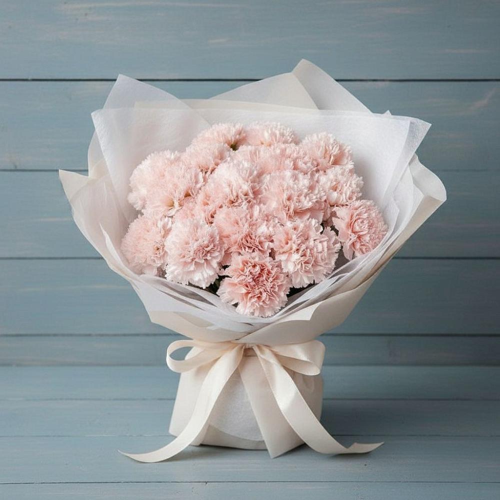 Букет цветов из: Гвоздики в Большевике Ставропольского края