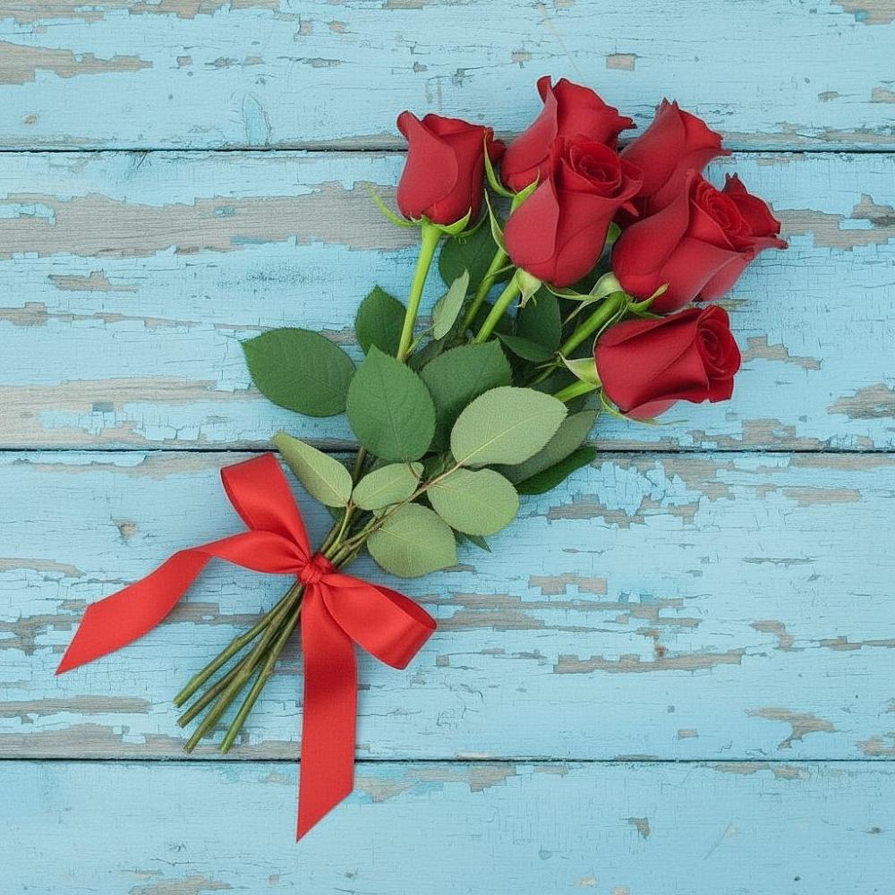 Букет Красные розы в Большевике Ставропольского края