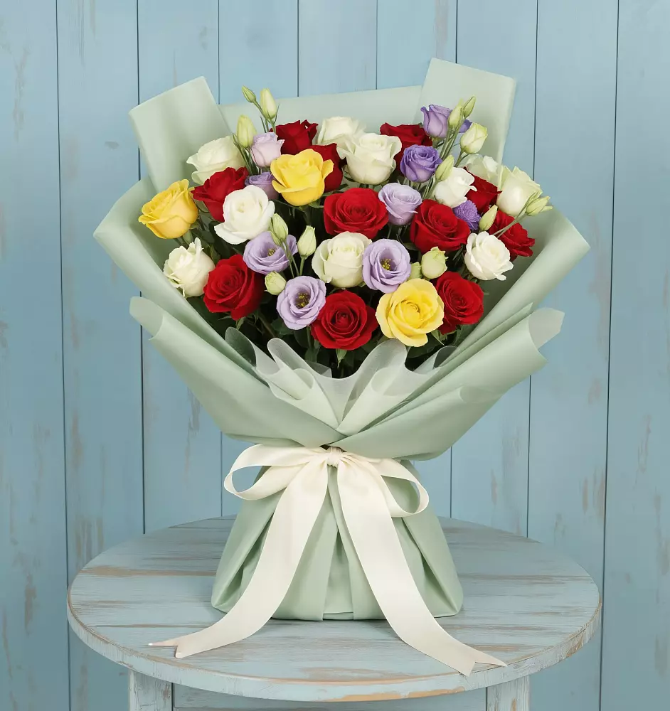 Букет цветов из: Розы в Большевике Ставропольского края