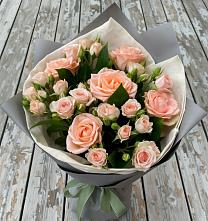Букет цветов из:  Розы в Большевике Ставропольского края