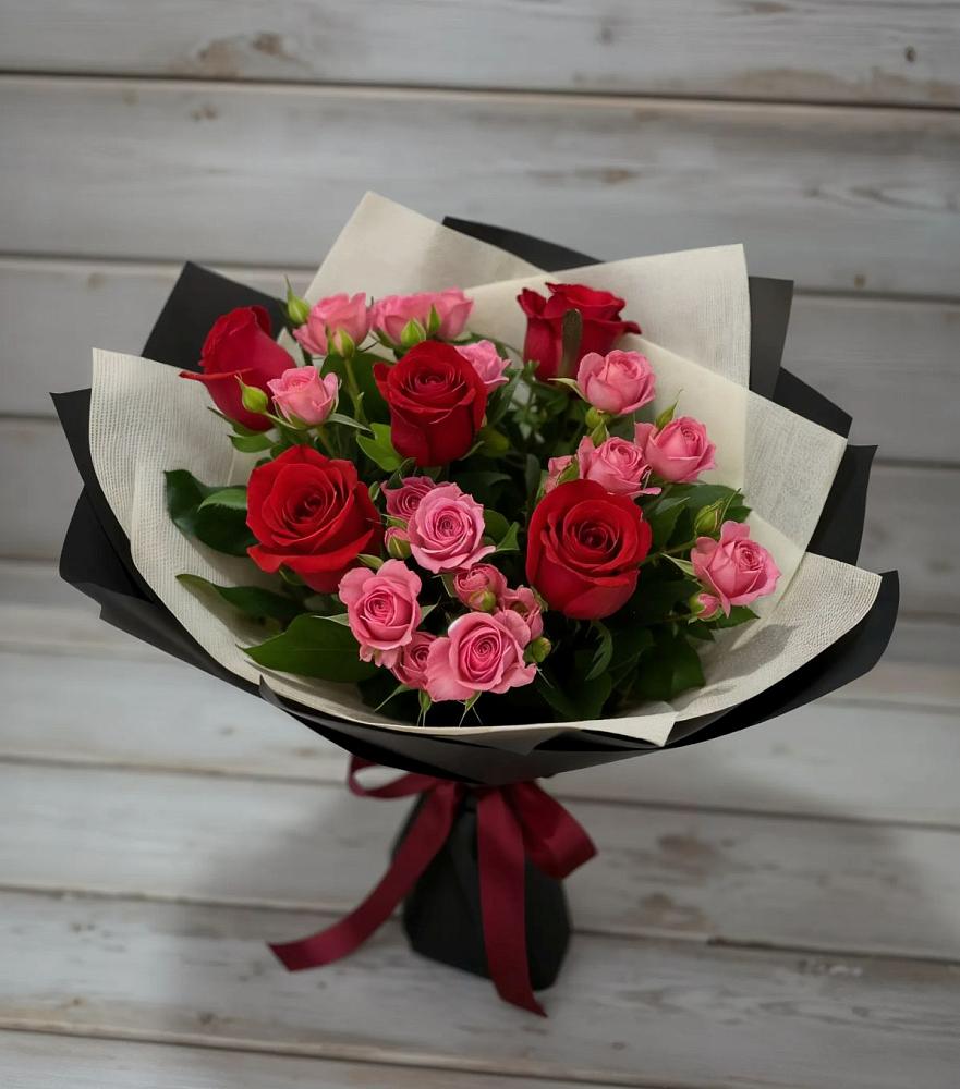Букет цветов из: Розы в Большевике Ставропольского края