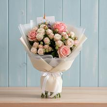 Букет цветов из:  Розы в Большевике Ставропольского края