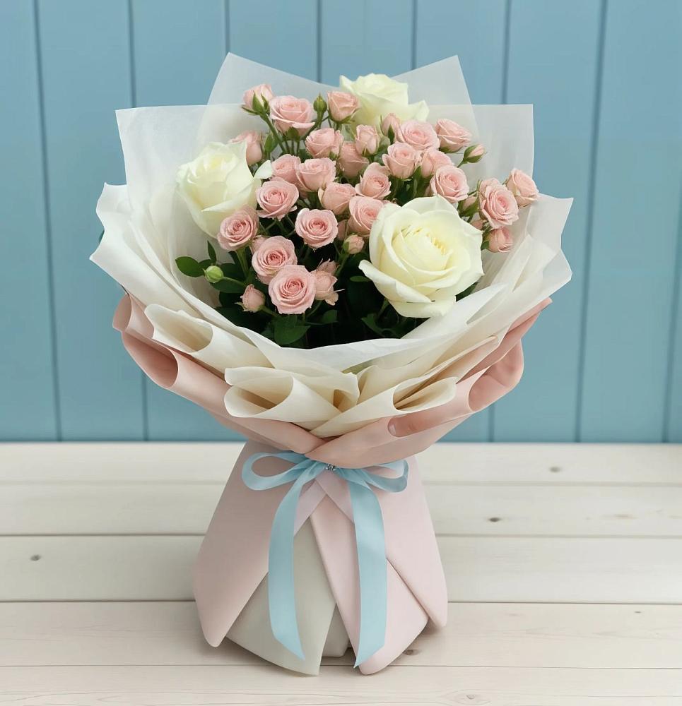 Букет цветов из: Розы в Большевике Ставропольского края