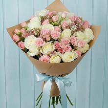 Букет цветов из:  Розы #REPLACE_PRED# Большевике Ставропольского края