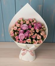 Букет цветов из:  Розы #REPLACE_PRED# Большевике Ставропольского края