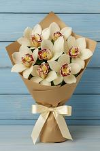 Букет цветов из:  Орхидеи и Розы в Большевике Ставропольского края